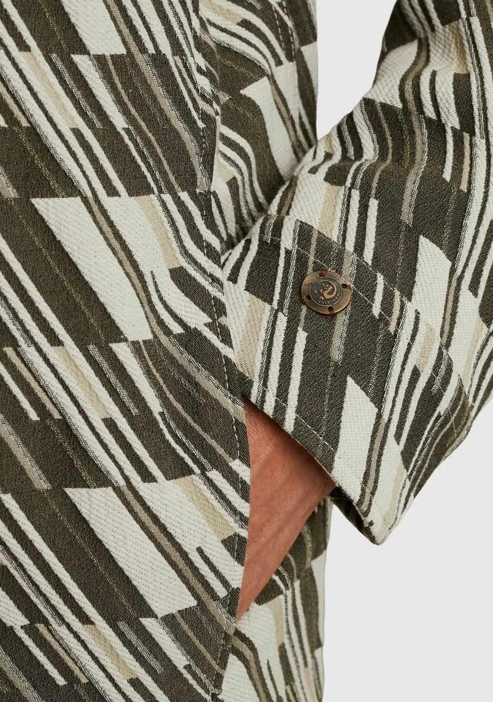 Overshirts>CAST IRON OVERSHIRT Grijs