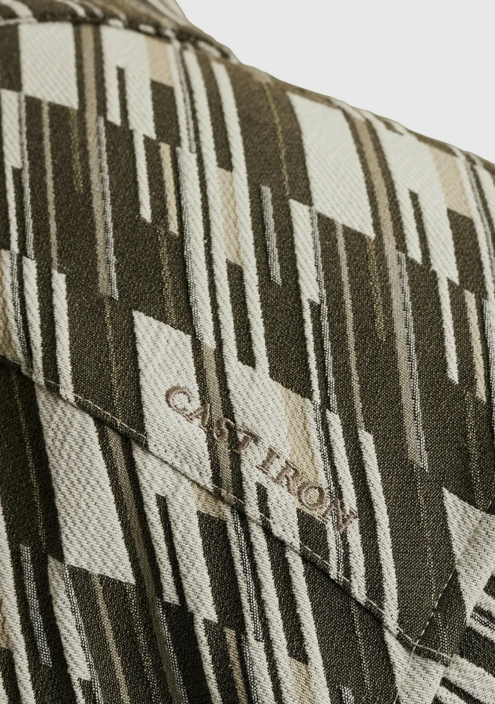 Overshirts>CAST IRON OVERSHIRT Grijs