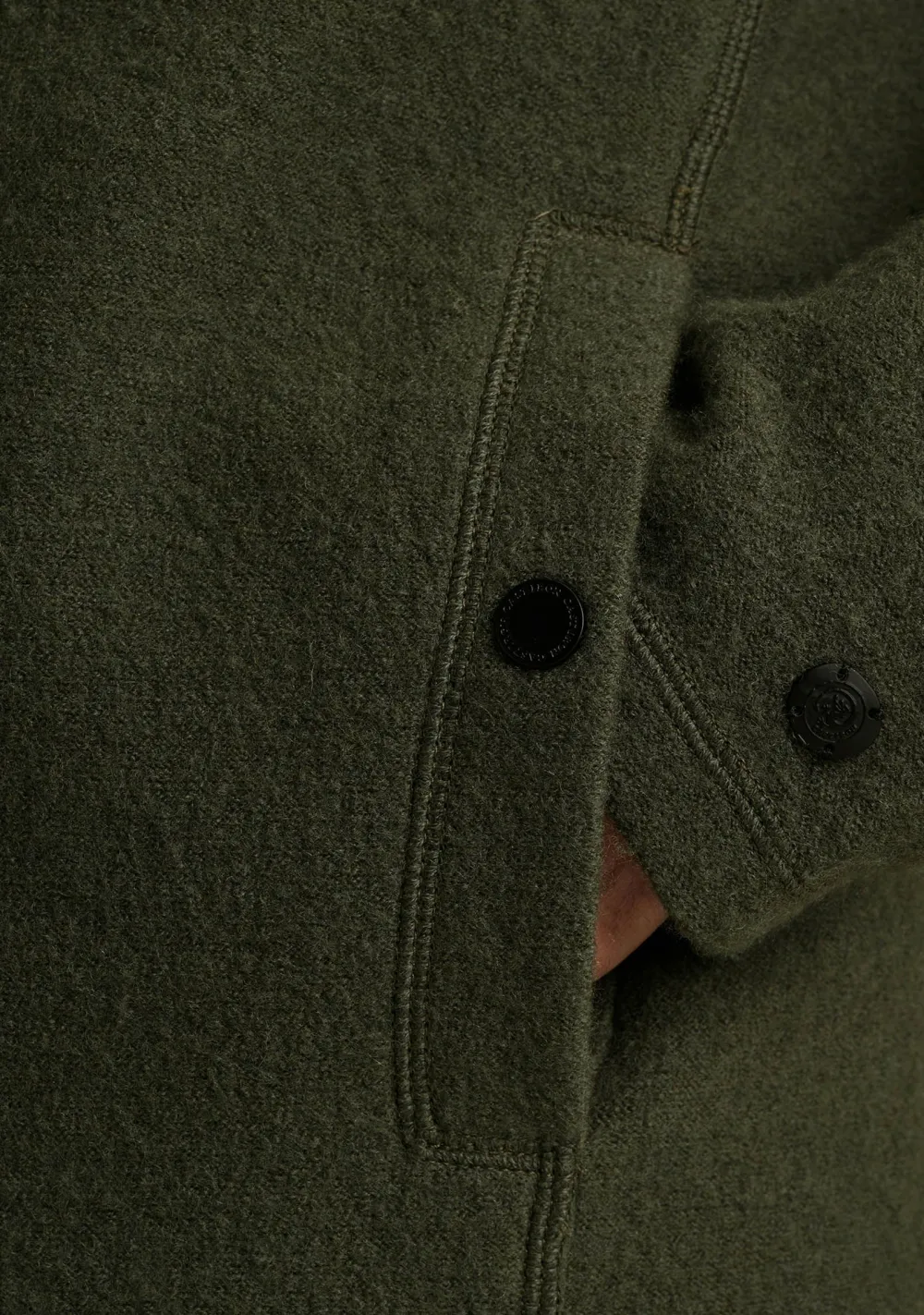 Overshirts>CAST IRON OVERSHIRT Groen