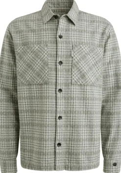 Overshirts>CAST IRON OVERSHIRT Groen