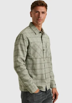 Overshirts>CAST IRON OVERSHIRT Groen