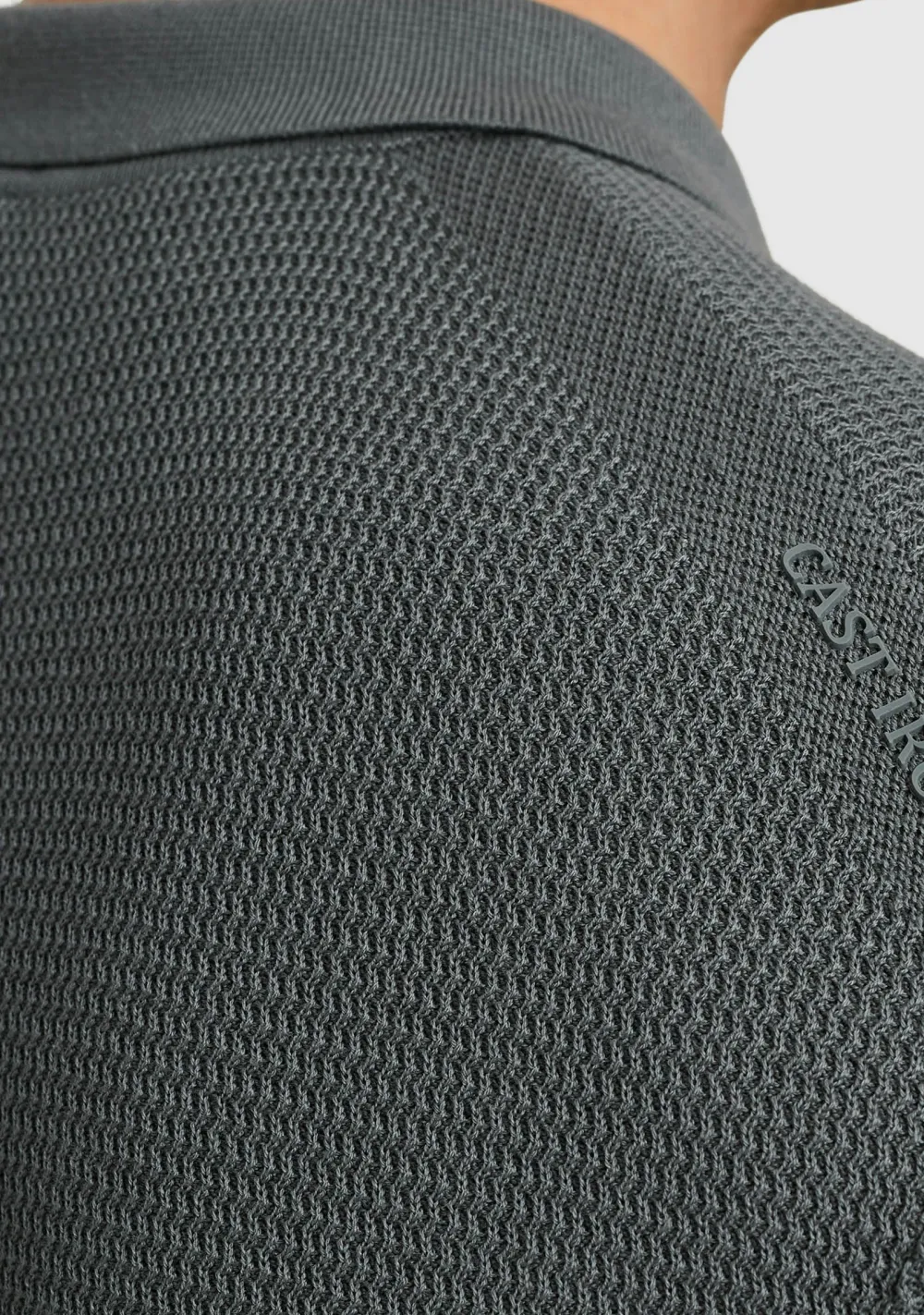 Polo's>CAST IRON POLO Blauw