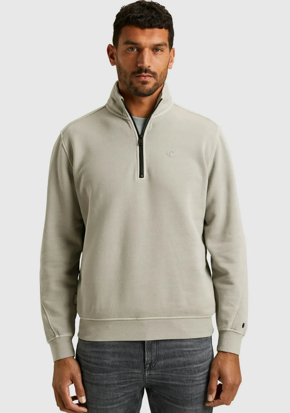 Truien>CAST IRON SWEATER Grijs