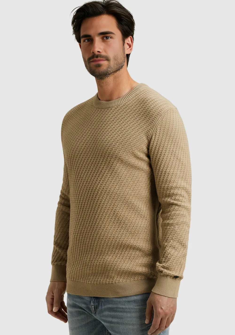 Truien>CAST IRON TRUI Beige