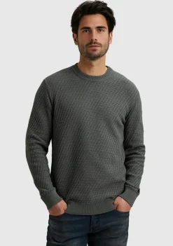 Truien>CAST IRON TRUI Blauw