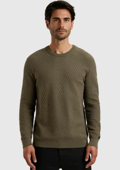 Truien>CAST IRON TRUI Groen