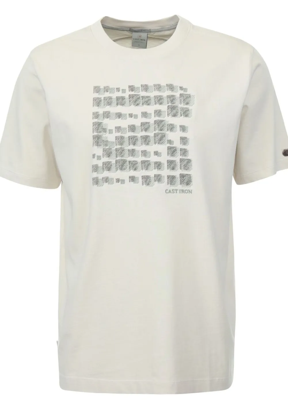 T-Shirts>CAST IRON TSHIRT Beige