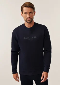 Truien>CAVALLARO SWEATER Blauw