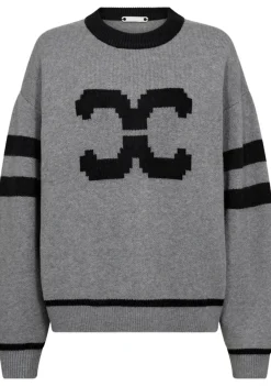 Truien>CO'COUTURE TRUI Grijs