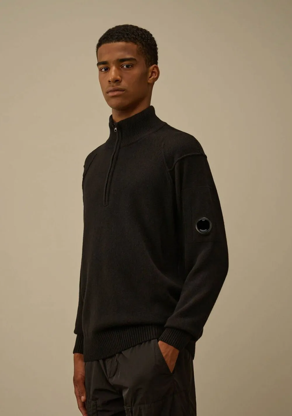 Truien>C.P. COMPANY TRUI Zwart