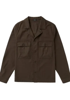 Overshirts>DENHAM OVERSHIRT Bruin
