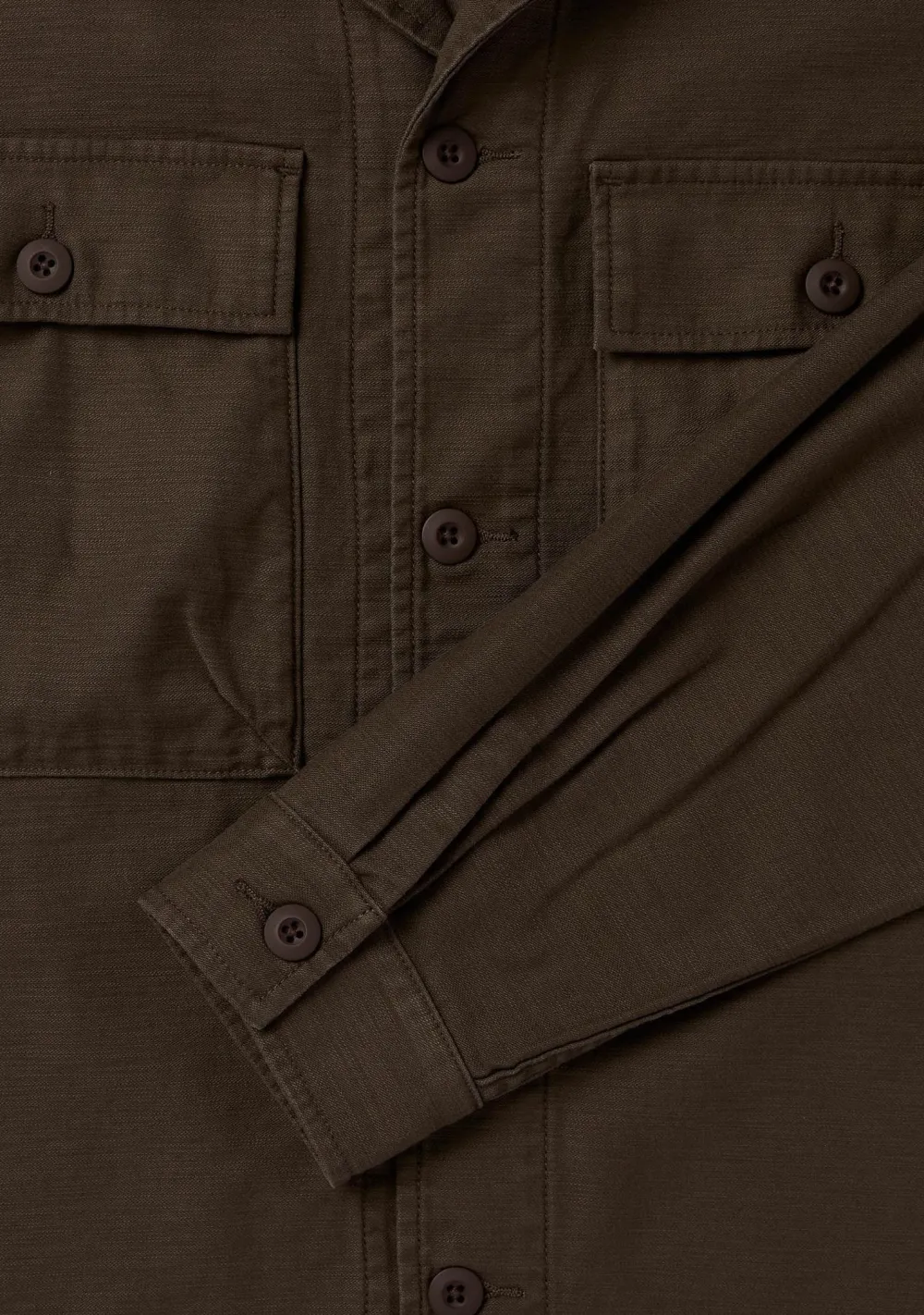 Overshirts>DENHAM OVERSHIRT Bruin
