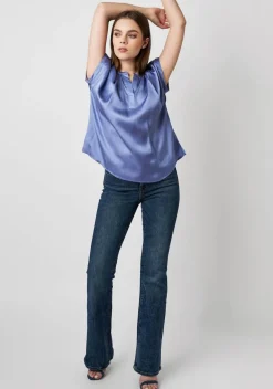 Blouses>DESOTO BLOUSE Blauw