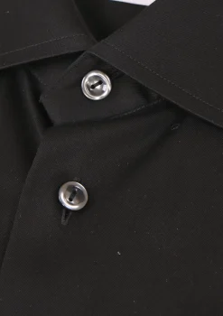 Overhemden>ETON OVERHEMD Zwart