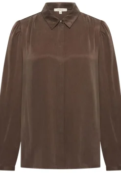 Blouses>EXPRESSO BLOUSE Bruin