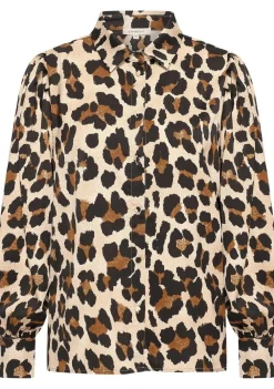 Blouses>EXPRESSO BLOUSE Bruin