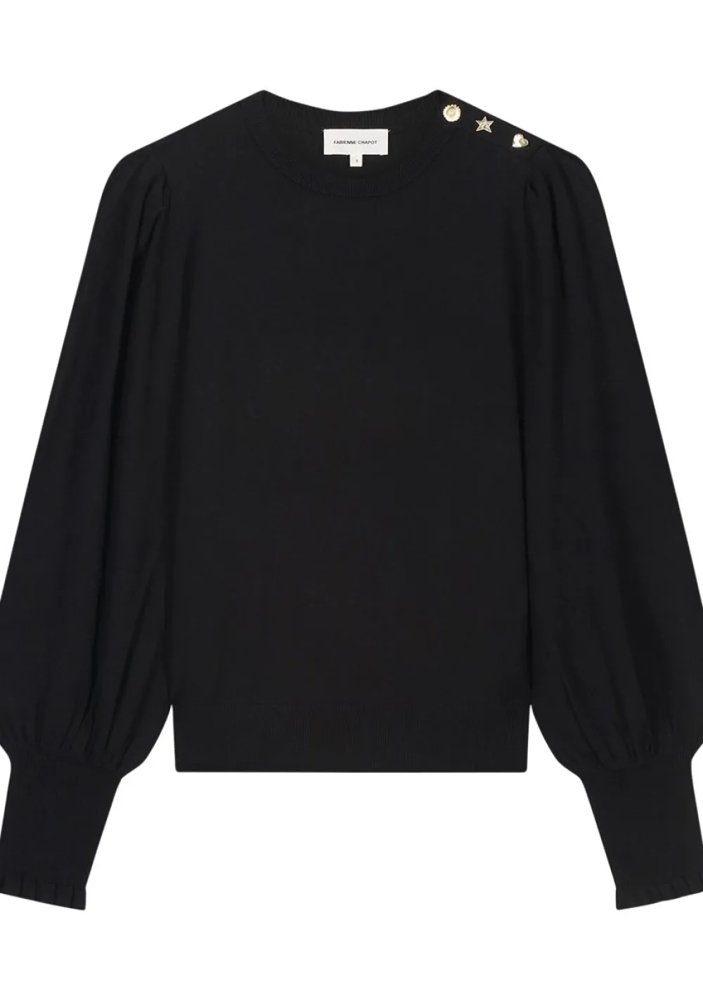 Truien>FABIENNE CHAPOT TRUI Zwart