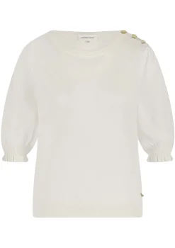 Truien>FABIENNE CHAPOT TRUI KORTE MOUW Off white