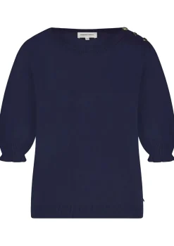 Truien>FABIENNE CHAPOT TRUI KORTE MOUW Blauw