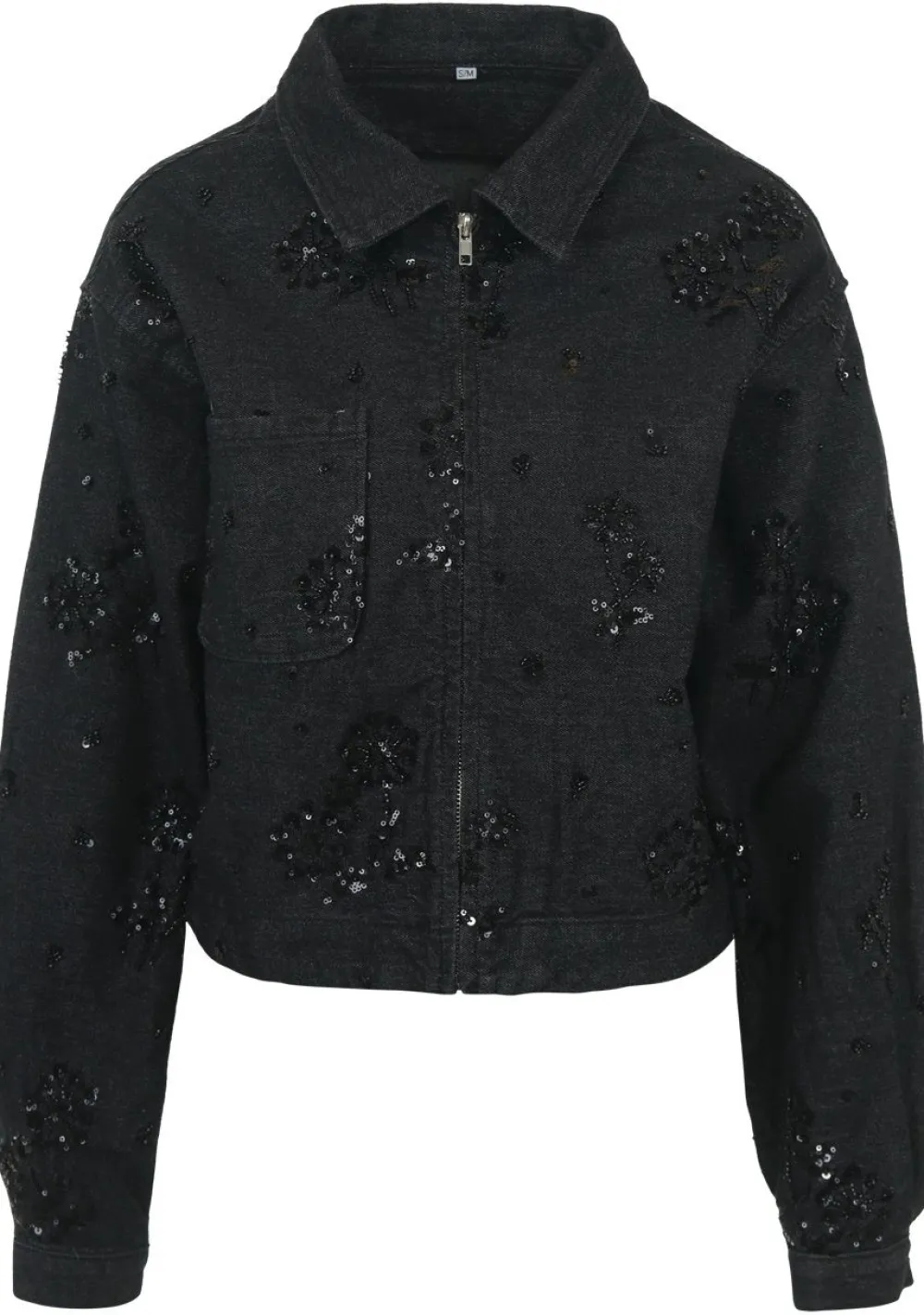 Blazers & Jasjes>FASHION PROJECT DENIMJACK Zwart