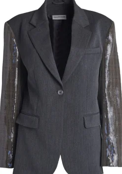 Blazers & Jasjes|Pakken & Co-Ords>FEMMES DU SUD BLAZER Grijs