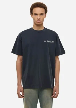 T-Shirts>FLANEUR TSHIRT Zwart