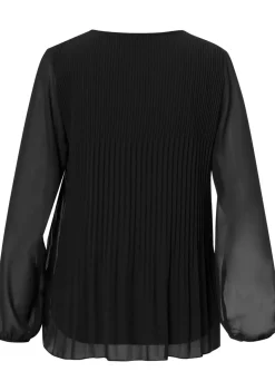 Blouses>FRANK WALDER BLOUSE Zwart