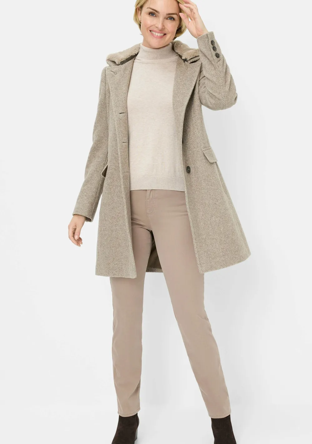 Jassen>FUCHS SCHMITT MANTEL Beige