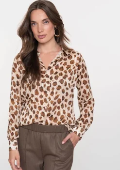 Blouses>GEISHA BLOUSE Beige