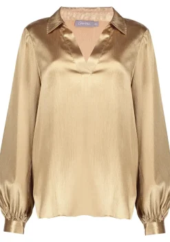 Blouses>GEISHA BLOUSE Beige