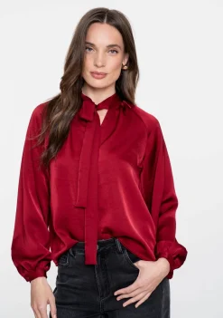 Blouses>GEISHA BLOUSE Rood
