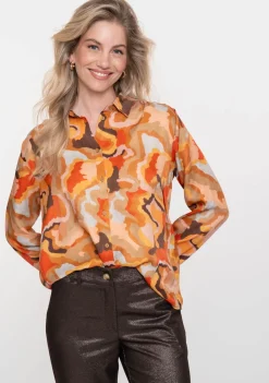 Blouses>GEISHA BLOUSE Beige