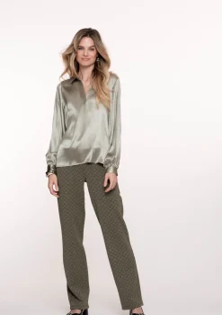 Blouses>GEISHA BLOUSE Groen