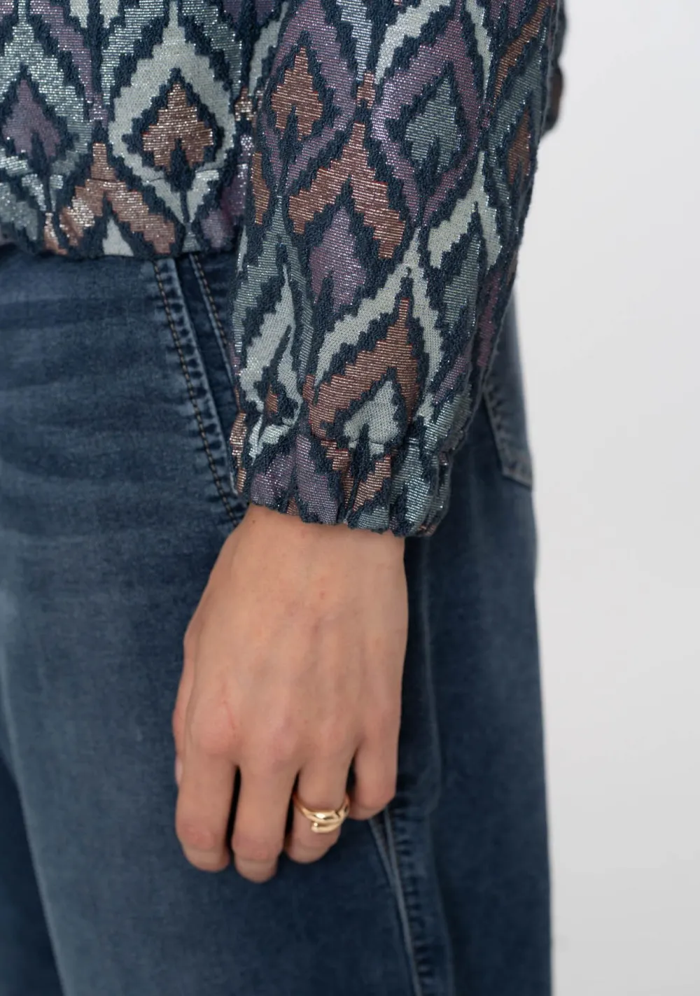 Blazers & Jasjes>GEISHA JASJE Blauw