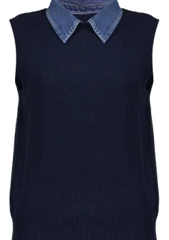 Truien>GEISHA SPENCER Blauw