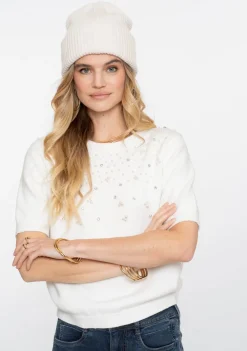 Truien>GEISHA TRUI KORTE MOUW Off white