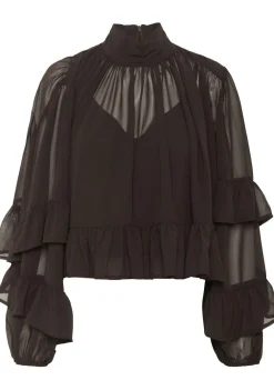 Blouses>GESTUZ BLOUSE Bruin