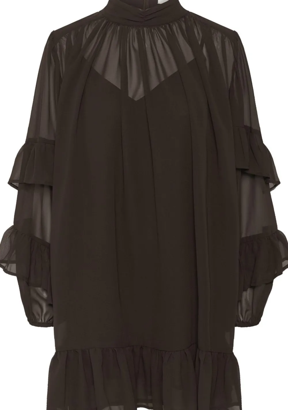 Jurken>GESTUZ JURK Bruin