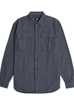 Overhemden>G-STAR OVERHEMD Blauw