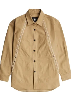 Overshirts>G-STAR OVERSHIRT Beige