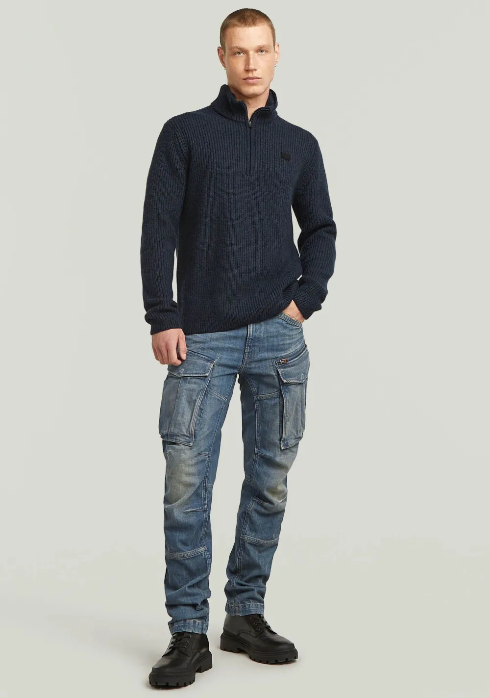 Truien>G-STAR TRUI Blauw