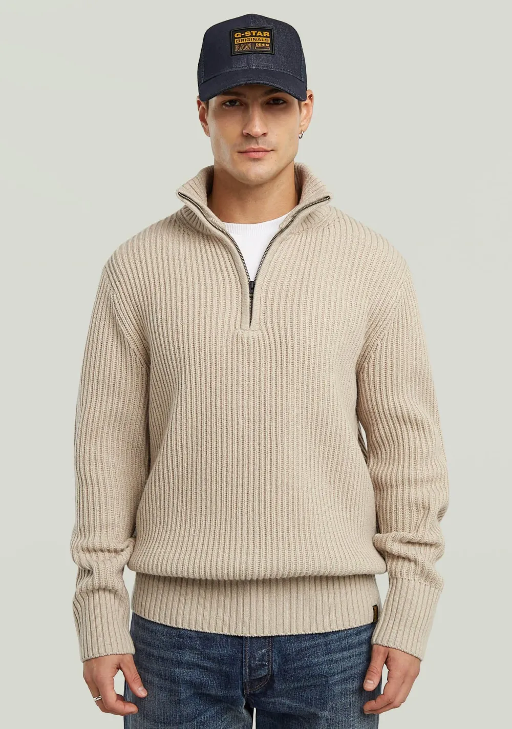 Truien>G-STAR TRUI Beige