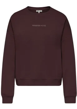 Truien|Sweaters>HARPER & YVE SWEATER Paars