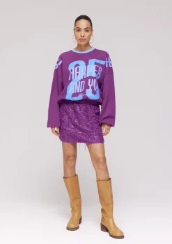 Sweaters|Truien>HARPER & YVE SWEATER Paars