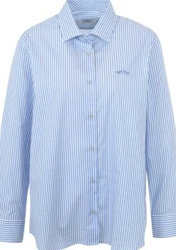 Blouses>H.V. POLO BLOUSE Blauw