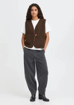 Gilets|Blazers & Jasjes>ICHI GILET Bruin