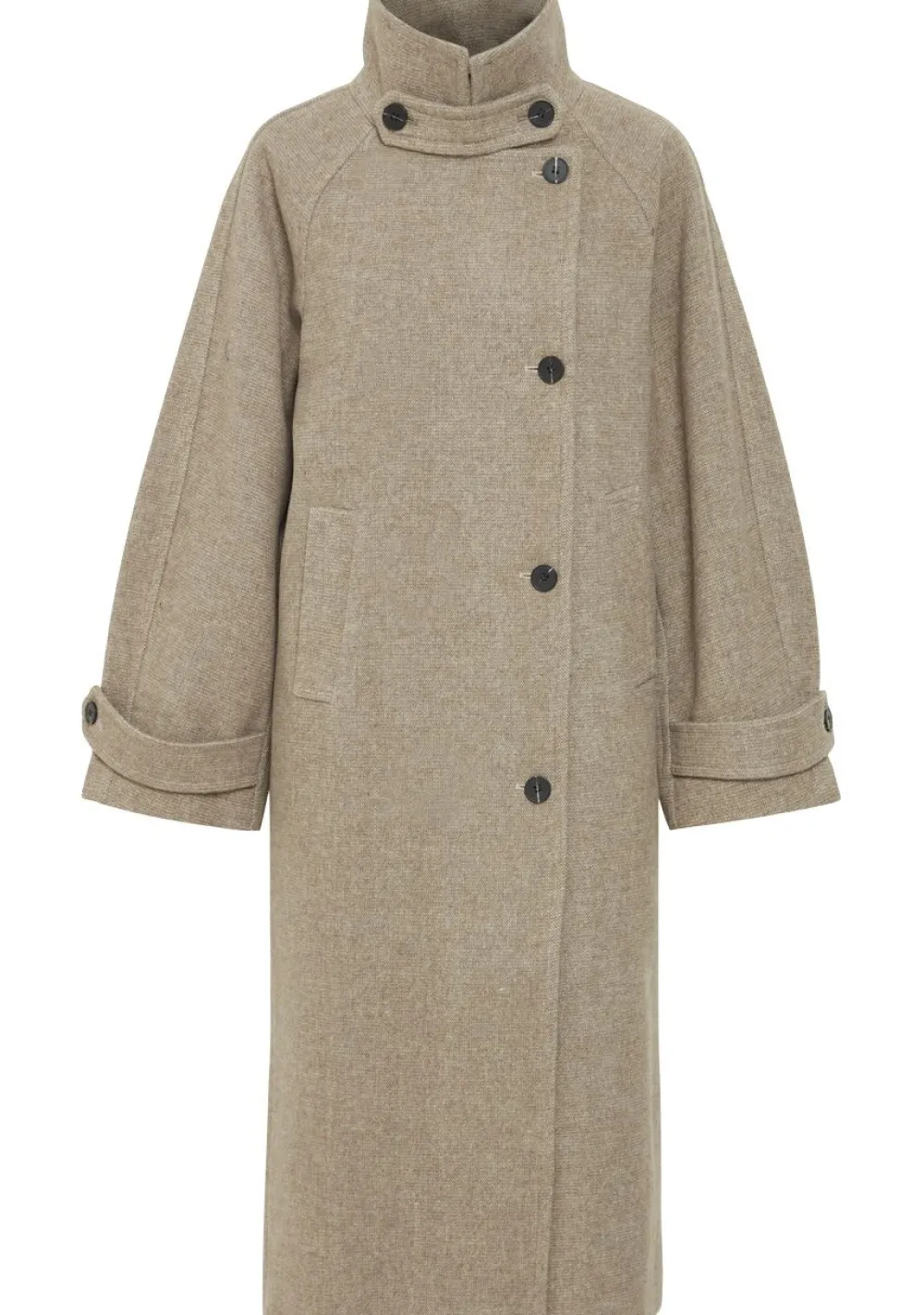 Winterjassen|Jassen>ICHI MANTEL Beige