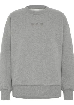 Sweaters|Truien>ICHI SWEATER Grijs