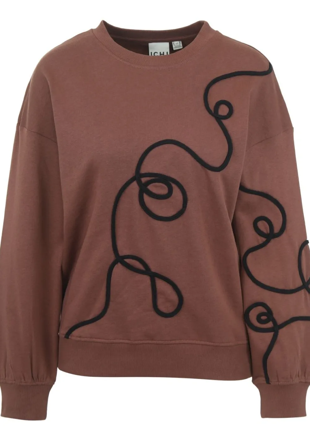 Sweaters|Truien>ICHI SWEATER Bruin