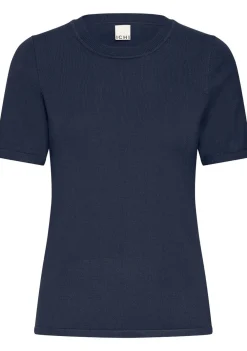 Truien>ICHI TRUI KORTE MOUW Blauw